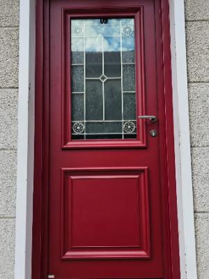 Porte d'entrée Vitrée en aluminium de chez BEL'M à Montegron (91)