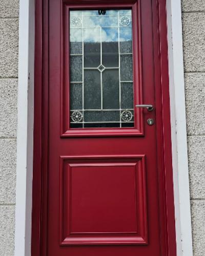 Porte d'entrée Vitrée en aluminium de chez BEL'M à Montegron (91)